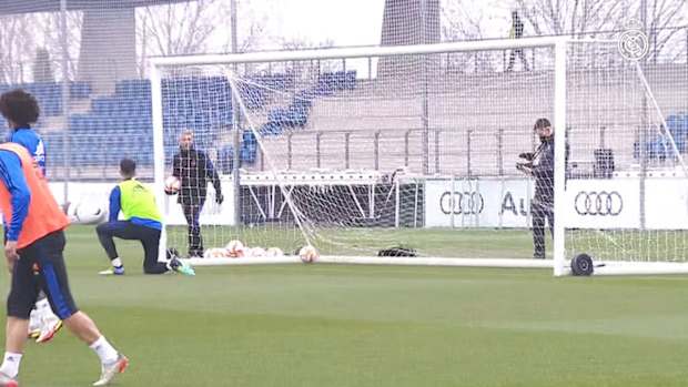 Last training session before opening cup match