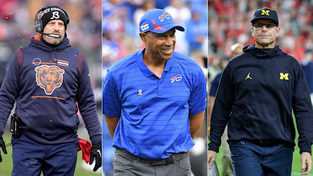 Matt Nagy, Leslie Frazier, Jim Harbaugh