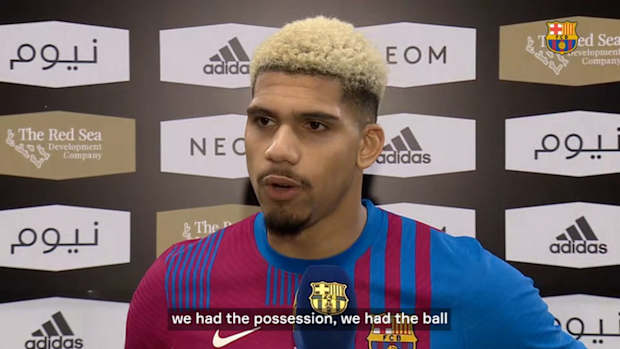 Ronald Araújo: 'I’m happy with what we’re doing'