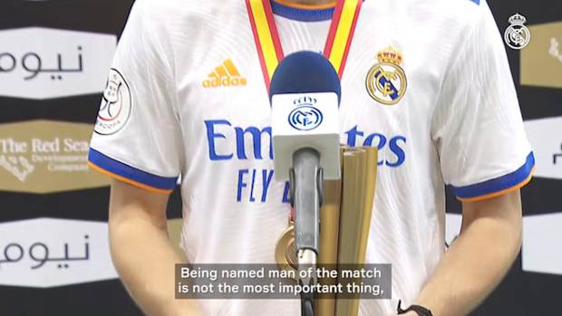 Luka Modrić: 'The most important thing is the victory and winning the first trophy of the season'