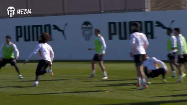 Valencia prepare for game vs Atlético