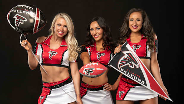 Falcons - Cheerleader Logo
