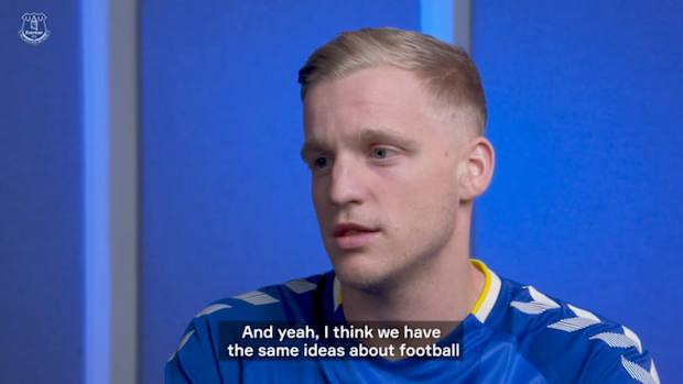Donny van de Beek on his new coach Frank Lampard