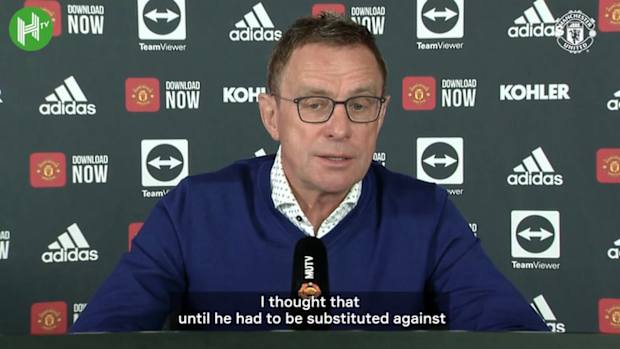 Rangnick on Varane's performance