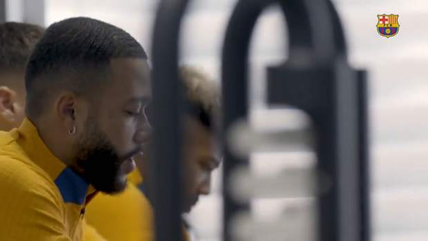 Memphis Depay continues his rehab
