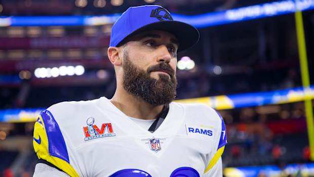 Eric Weddle at Super Bowl LVI.