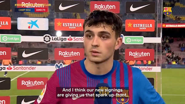Pedri gives credit to the new signings