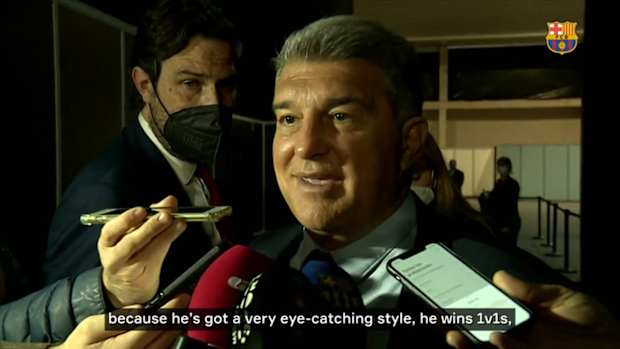 Laporta: 'Dembélé's one of the best in the world in his position'