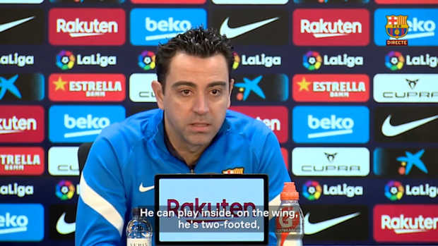 Xavi on FC Barcelona new signing Pablo Torre