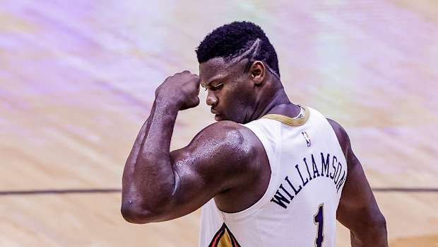 New Orleans Pelicans forward Zion Williamson (1)
