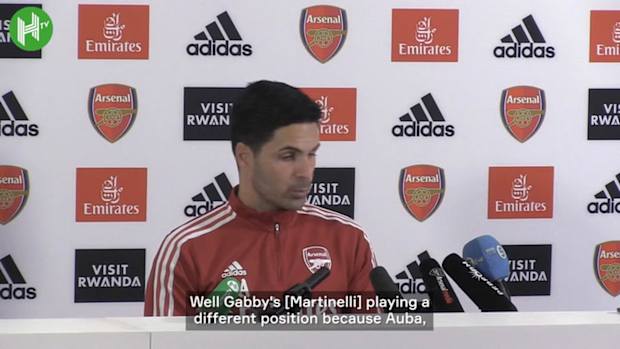 Arteta on Martinelli's 'exceptional' performances