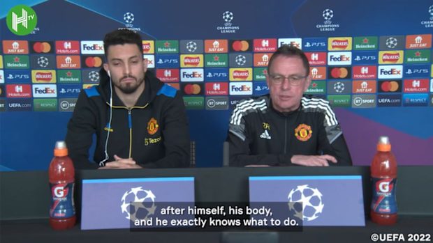 Rangnick: “It's not only about Cristiano, it’s about the whole team”