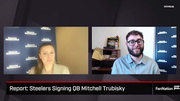 031422-Steelers Signing QB Mitchell Trubisky