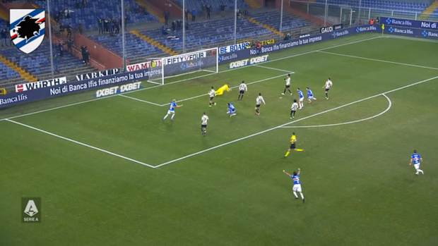 Gabbiadini scores superb team goal vs Venezia