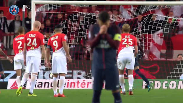 All Neymar's goals vs Monaco