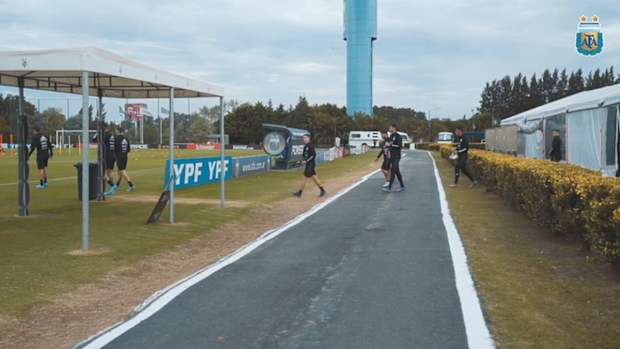 Argentina begin preparations for game vs Venezuela