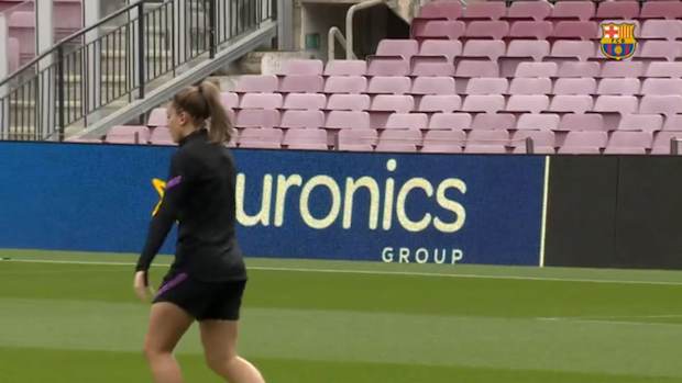 Barça Women’s last training before facing Real Madrid at the Camp Nou