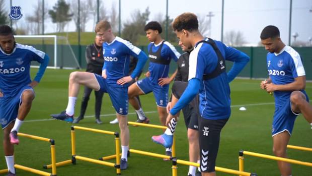 Lampard leads training after international break