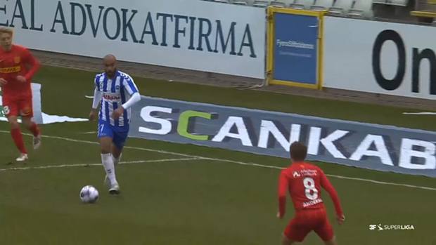 Cheeky nutmeg and a stunning finish from Denmark