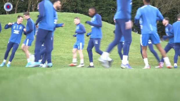 Rangers stars get ready to take on Braga in Europa League