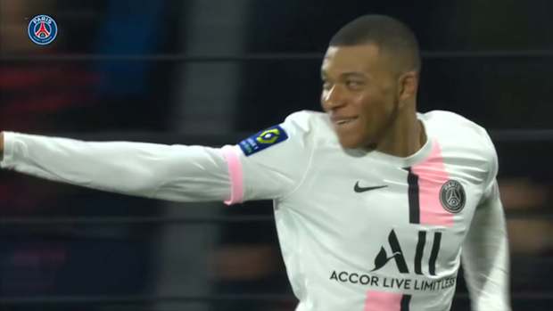 Mbappé's stunning hat-trick vs Clermont