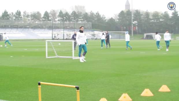 City stars get ready for Atletico second leg