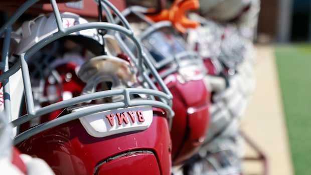 Alabama football helmets