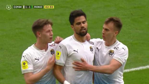 Rodrigão scores and gets sent off in Sochi draw with Lokomotiv
