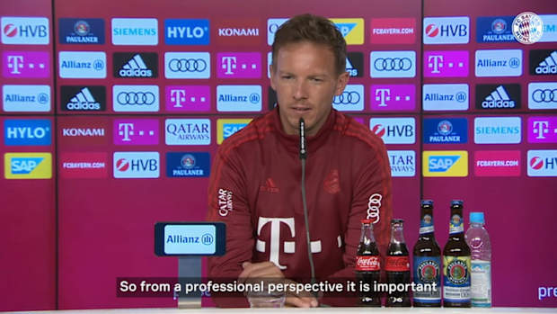 Nagelsmann on his first time becoming league champion