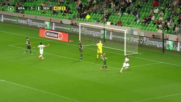 Wendel and Malcom combine for stunning goal against FC Krasnodar