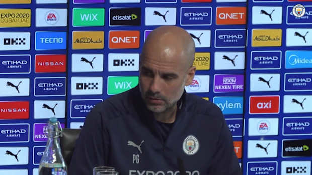 Pep Guardiola reacts to Klopp's contract extension