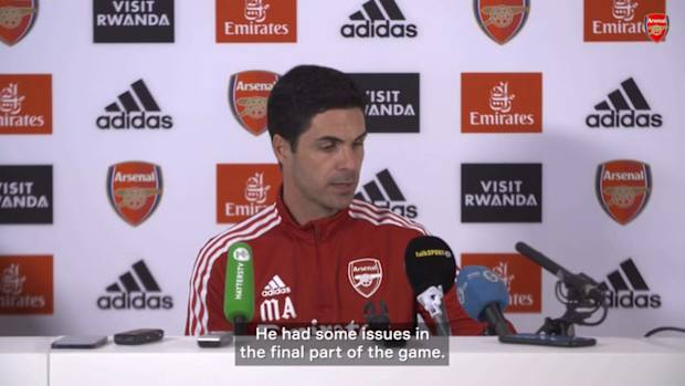 Arteta gives Saka injury update
