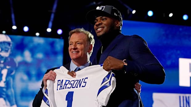 Micah Parsons, Dallas Cowboys, NFL Draft, Roger Goodell
