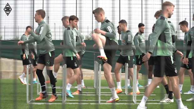 Gladbach stars prepare for Eintracht Frankfurt
