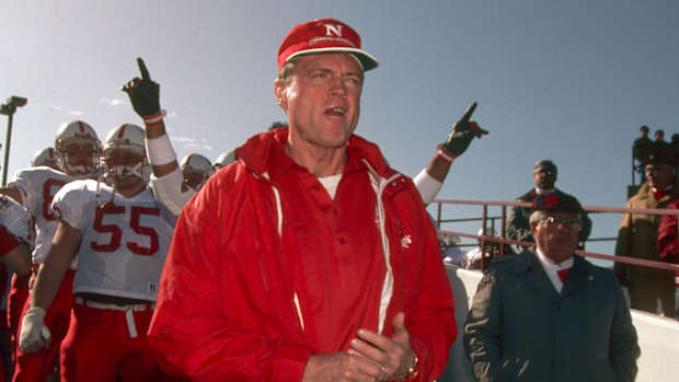 Tom Osborne 1992 Nebraska vs Oklahoma