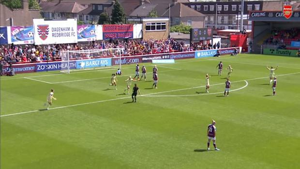 Catley helps Arsenal Women finish season with win