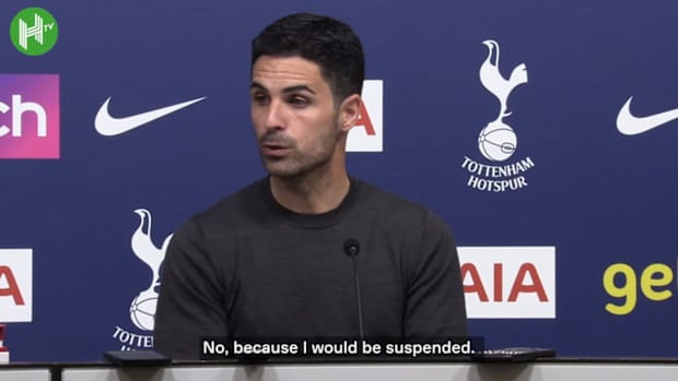 Arteta on referee's decisions vs Tottenham: 'If I speak, I'll be suspended'