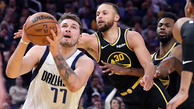 Luka Doncic Steph Curry