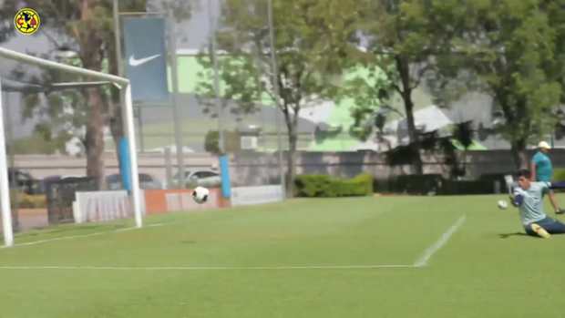 Club América’s finishing practice ahead of the first leg vs Pachuca