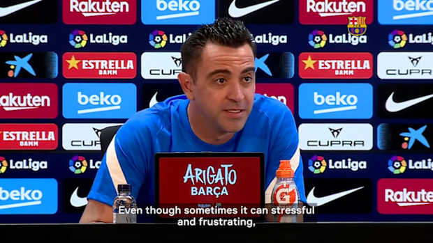 Xavi: 'I won't stop working and trying'