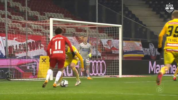 Brenden Aaronson's best moments for Red Bull Salzburg