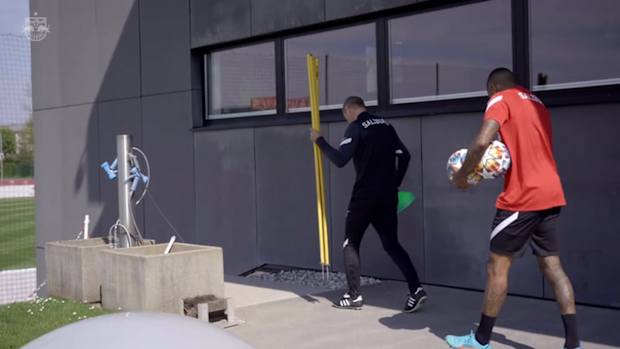 Salzburg's new signing Fernando in training
