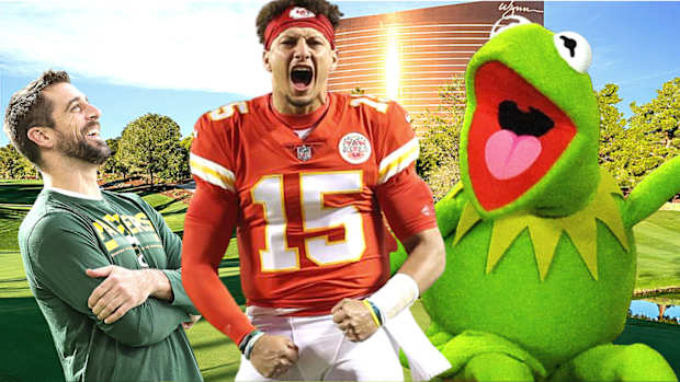 mahomes rodgers kermit