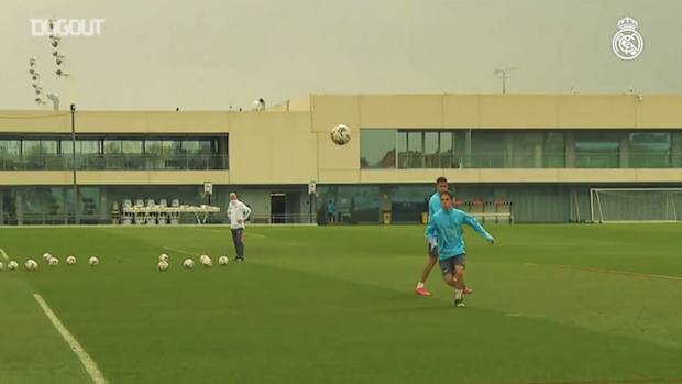 Real Madrid welcomes several of the internationals back to training