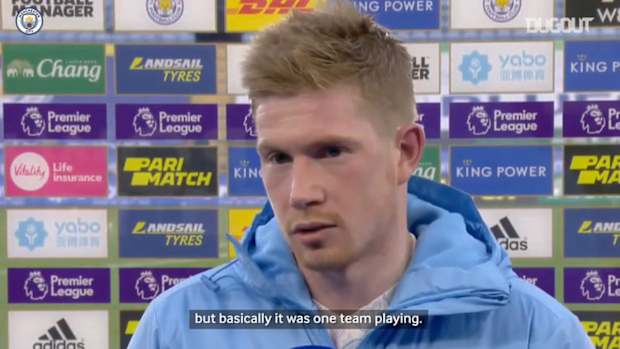 De Bruyne: 'We totally dominated'