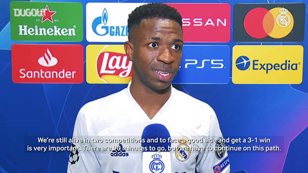Vinicius Jr.: 'We have to continue on this path'