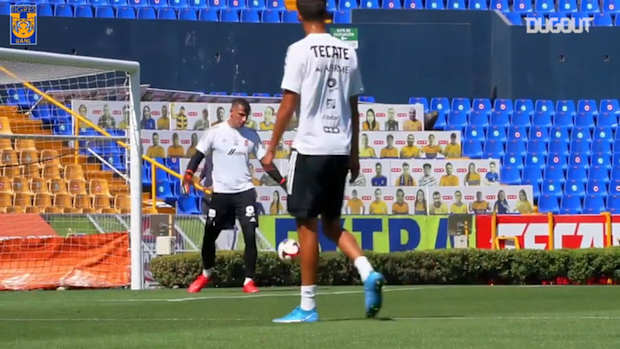 Tigres prepare for their game vs América