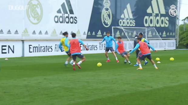 Real Madrid continues preparations ahead of El Clásico