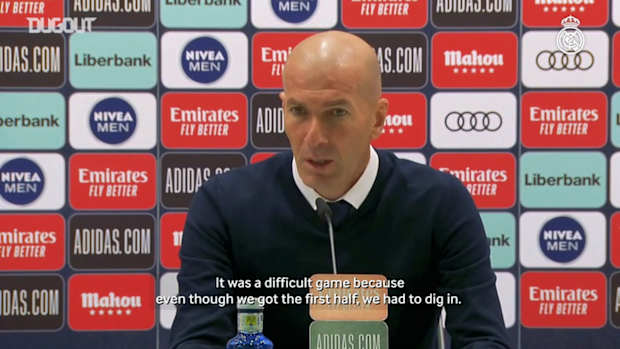 Zinedine Zidane: 'It's a well-deserved Real Madrid win'