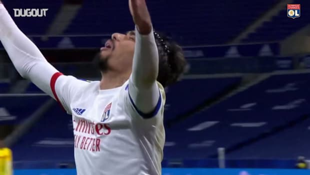 Lucas Paqueta’s first goal at Olympique Lyonnais